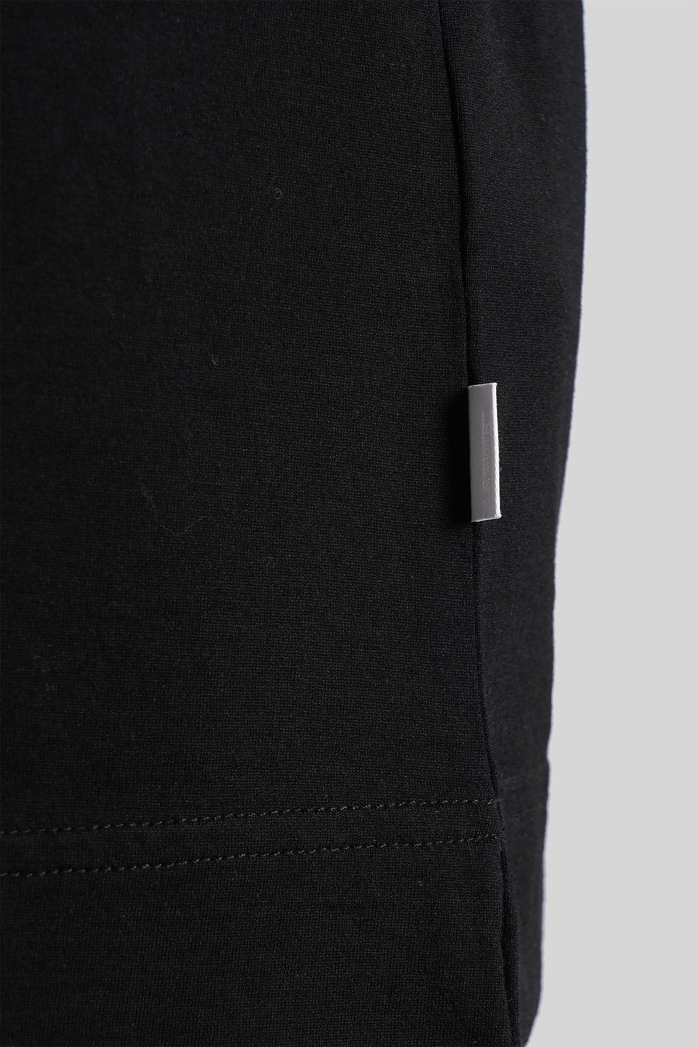 Polo in black cotton Abbigliamento