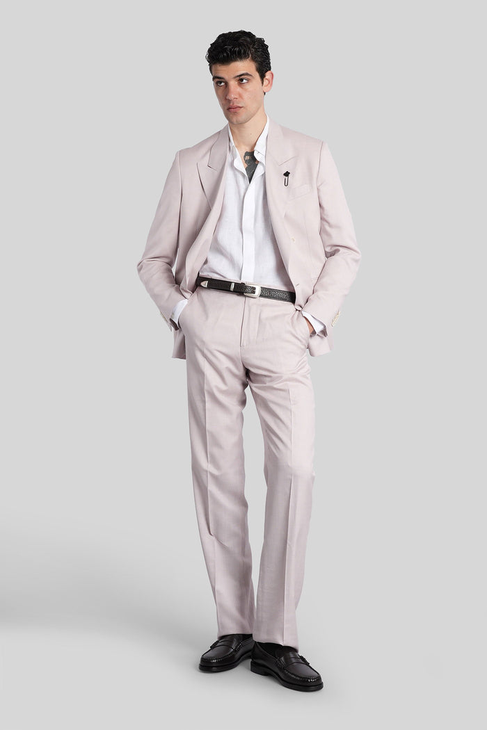 Shirt in white linen Abbigliamento
