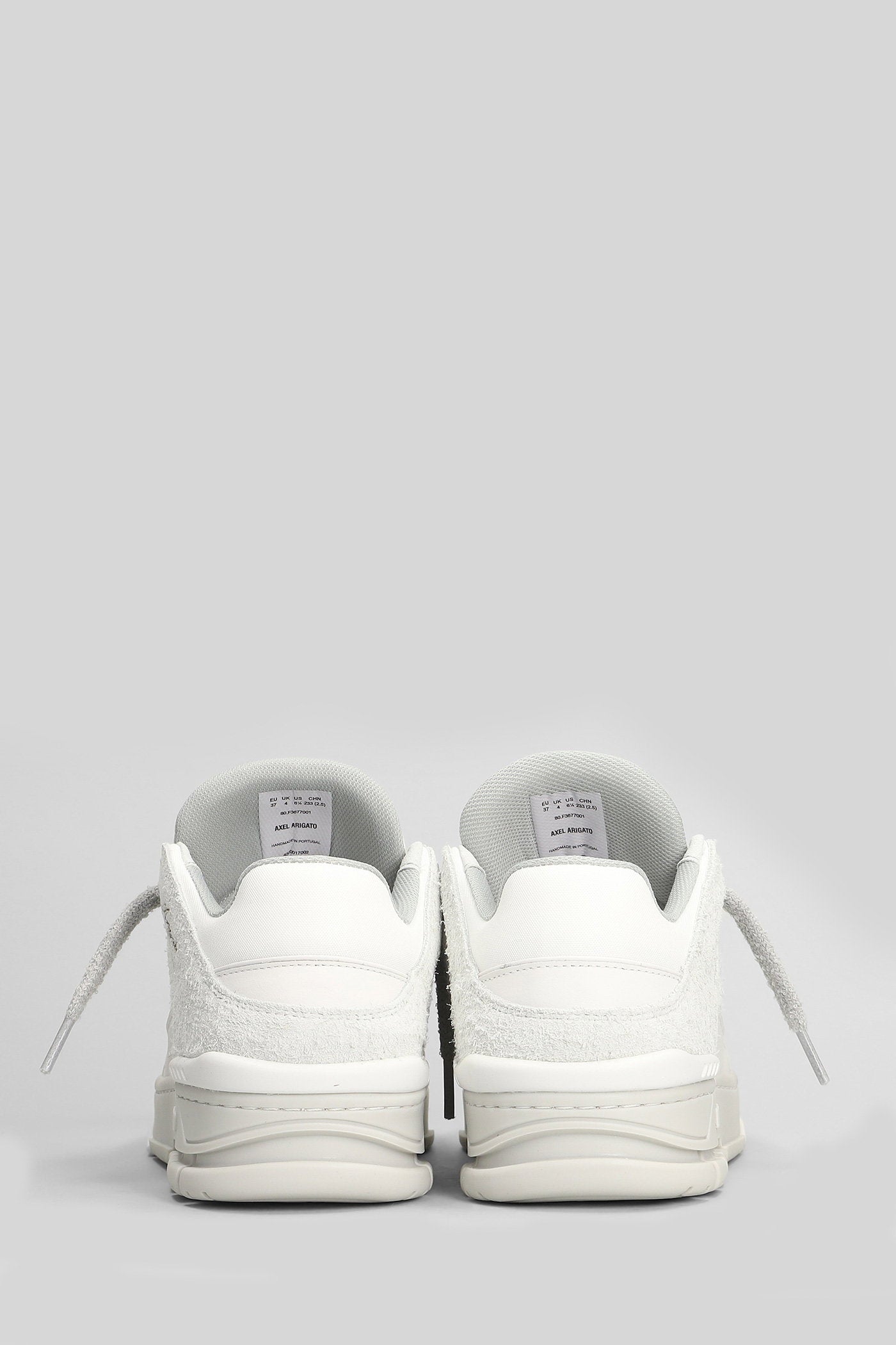 Area Lo Fluffy Sneakers in white suede and leather Scarpe