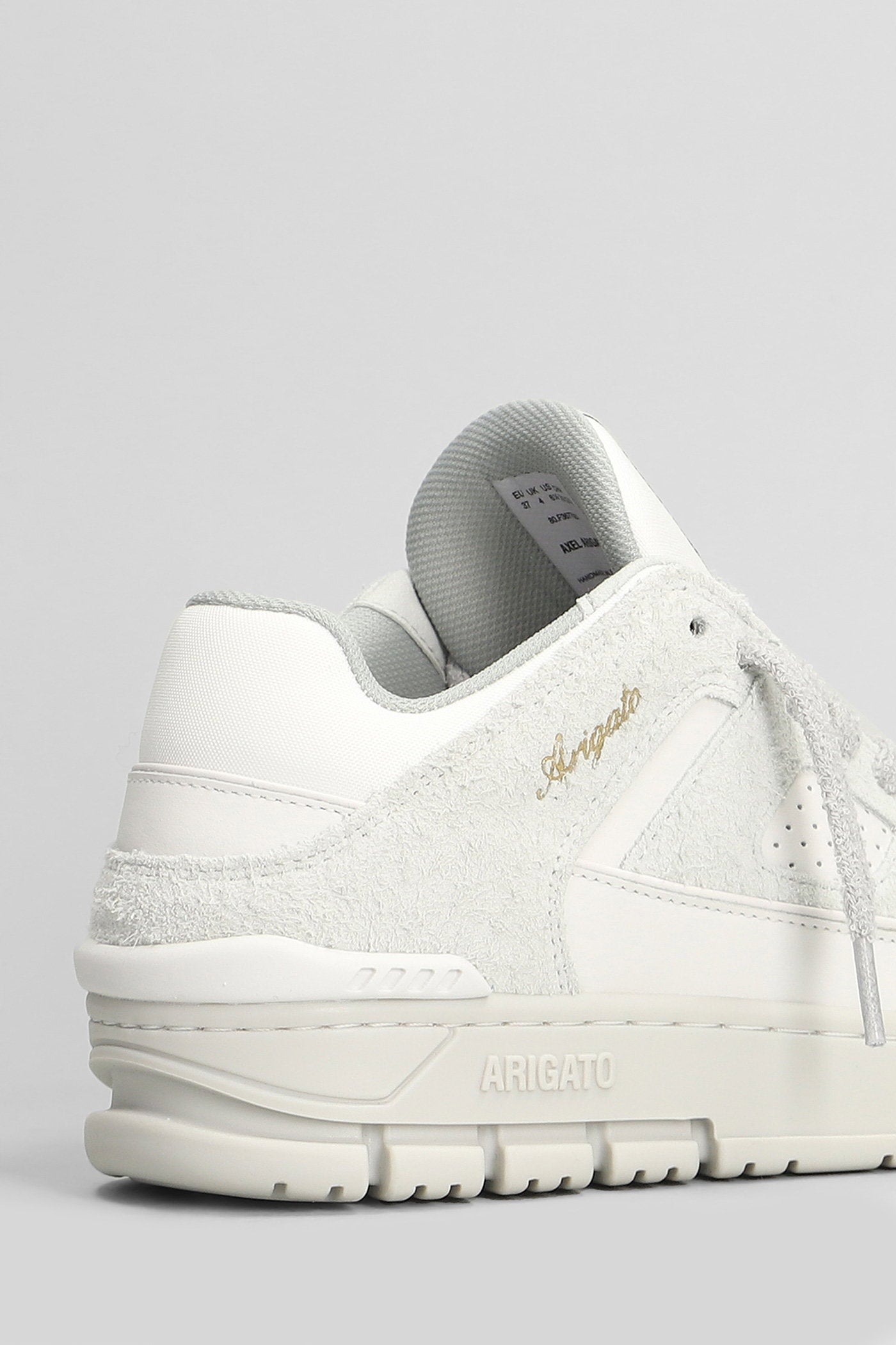 Area Lo Fluffy Sneakers in white suede and leather Scarpe