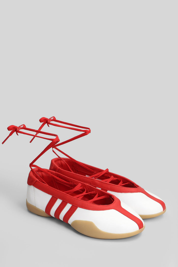 Taekwondo Mei Balle Sneakers White Leather Scarpe