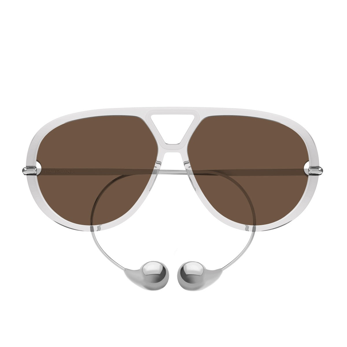 Bottega Veneta Bv1273s Linea Unapologetic Transparent Acetato/metallo Sunglasses