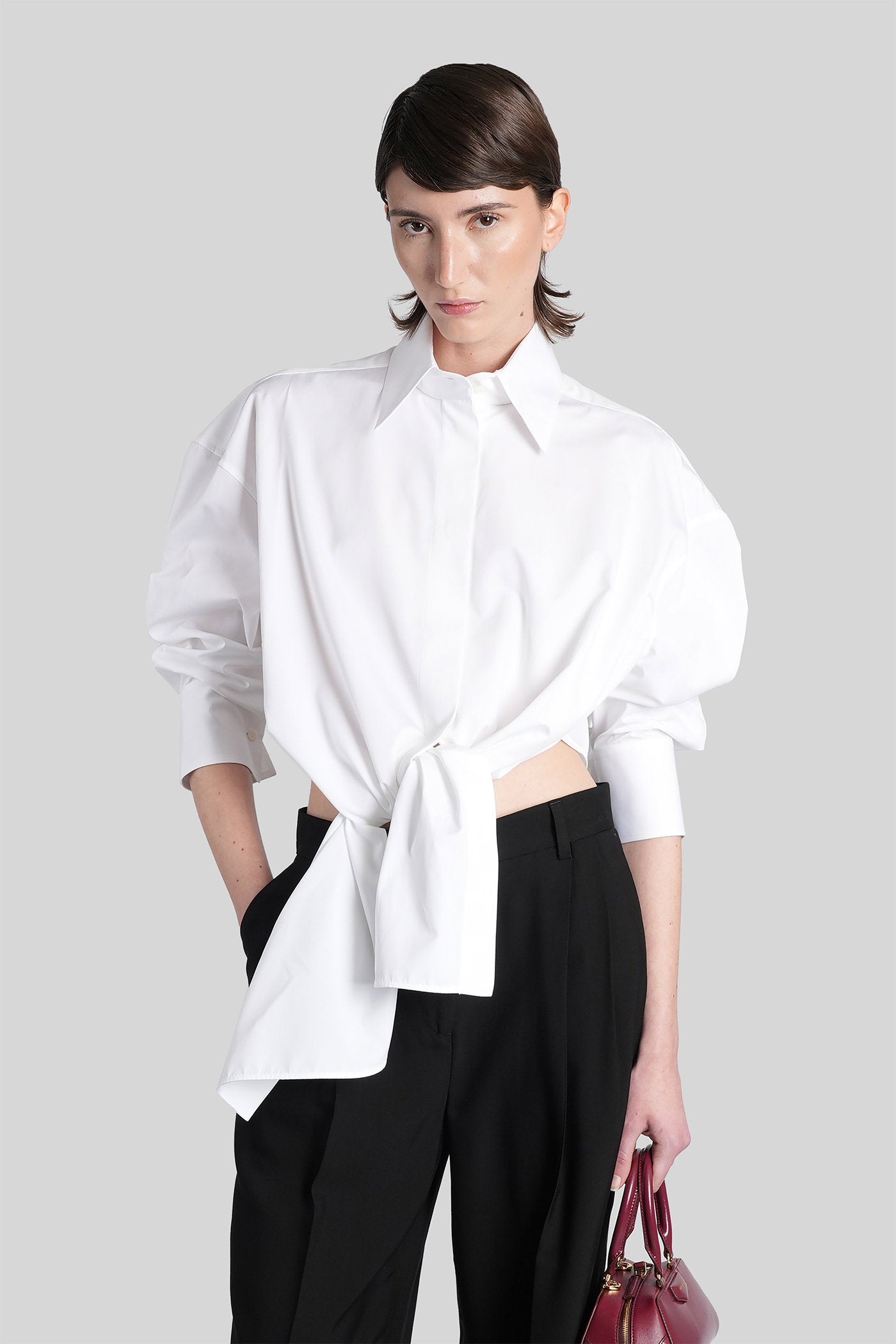 Shirt White Cotton Abbigliamento