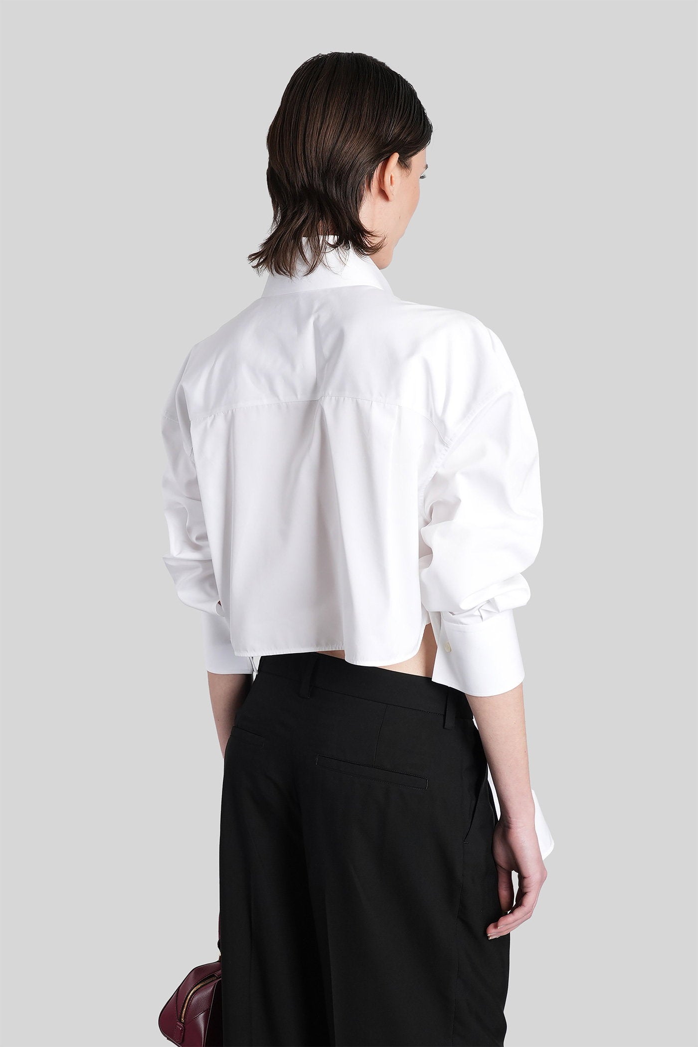 Shirt White Cotton Abbigliamento