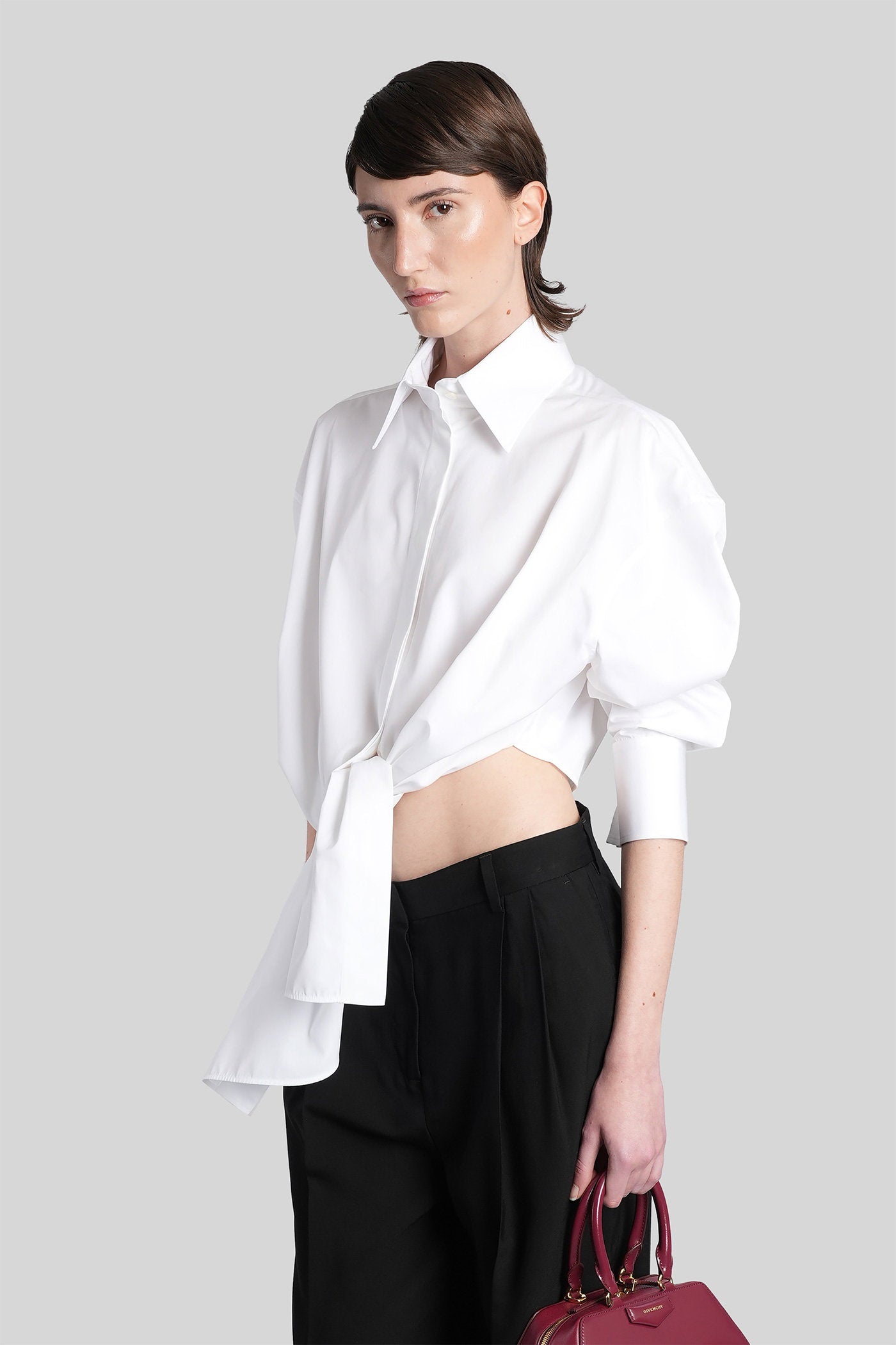 Shirt White Cotton Abbigliamento