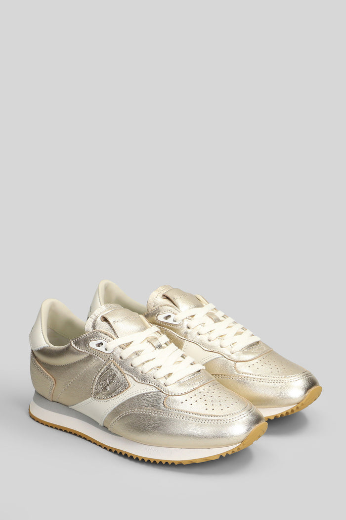 Blville Sneakers in platinum leather Scarpe