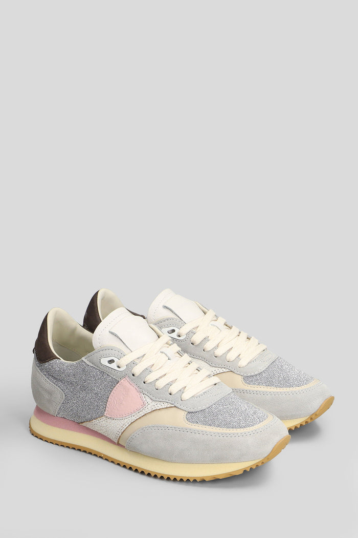Blville Low Sneakers in grey Suede and fabric Scarpe