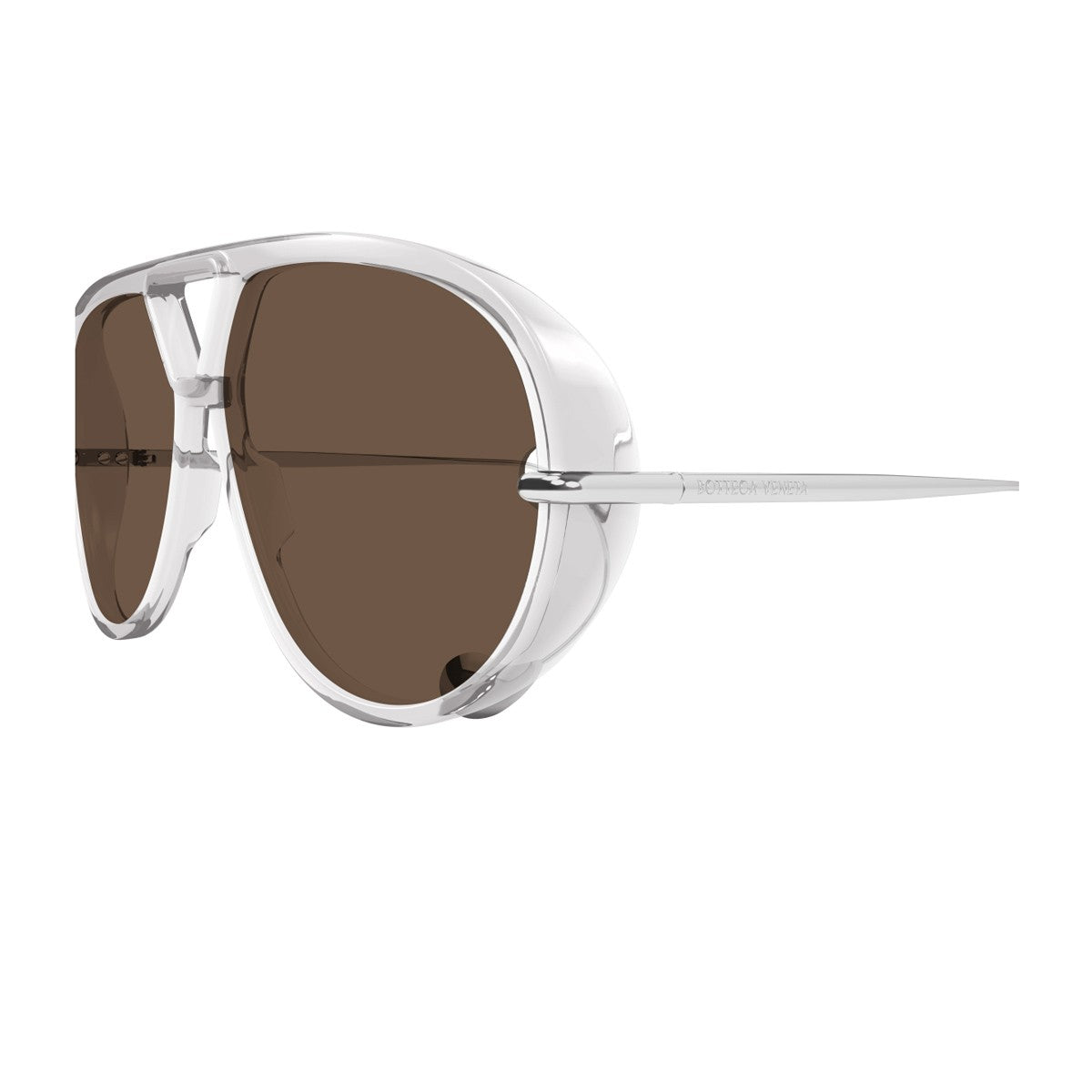 Bottega Veneta Bv1273s Linea Unapologetic Transparent Acetato/metallo Sunglasses