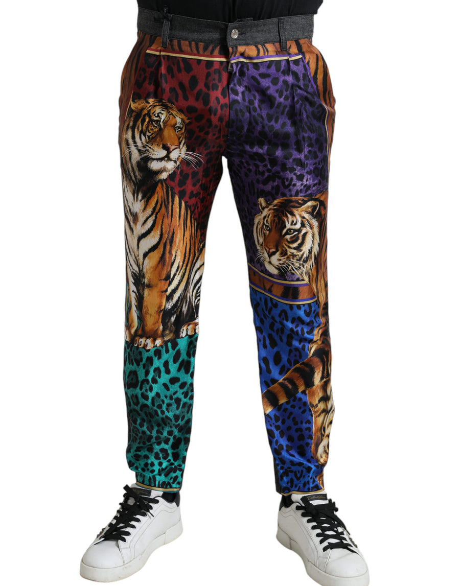 Dolce & Gabbana 51% Cotton 47% Silk 2% Elastane jeans in multicolor