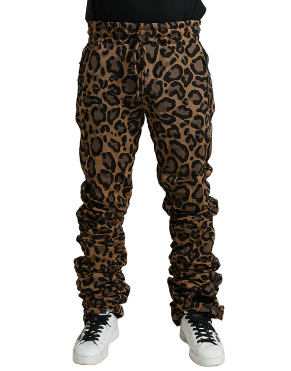 Dolce & Gabbana 40% Polyester 37% Cotton 23% Nylon joggers in brown