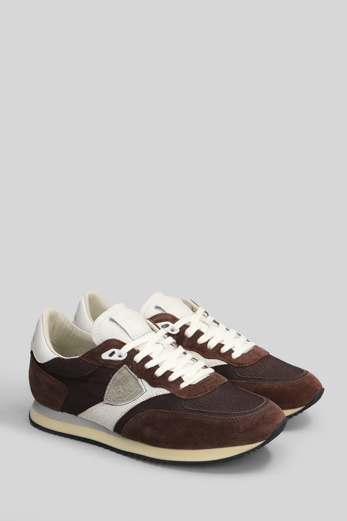 Blville Low Sneakers in brown Suede and fabric Scarpe
