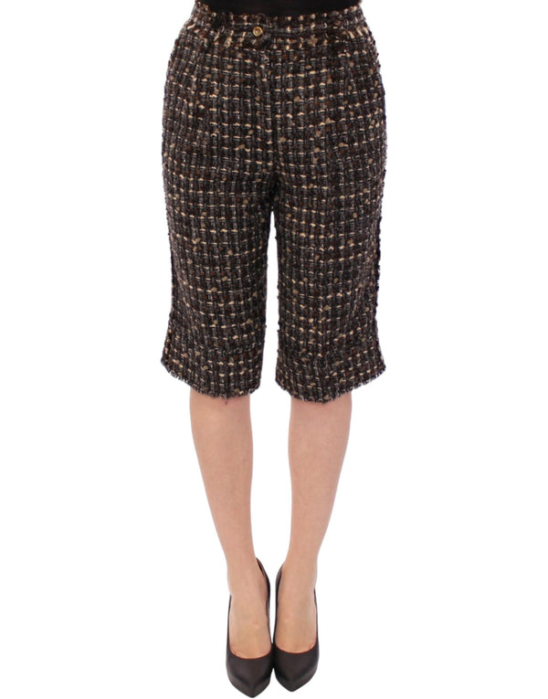 Dolce & Gabbana 41% Wool bermuda shorts in black