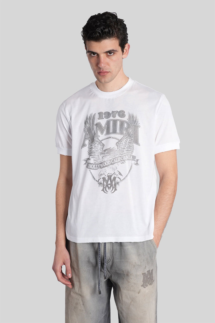T-Shirt in white cotton Abbigliamento