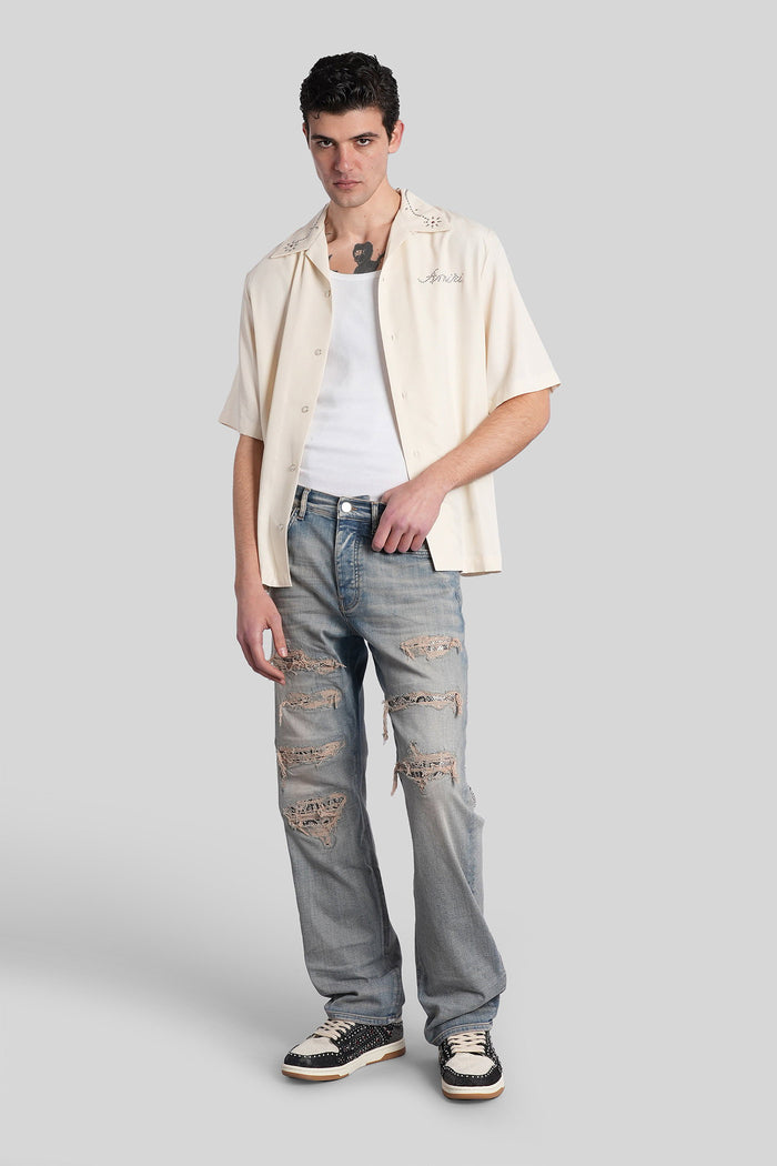 Shirt in beige polyester Abbigliamento