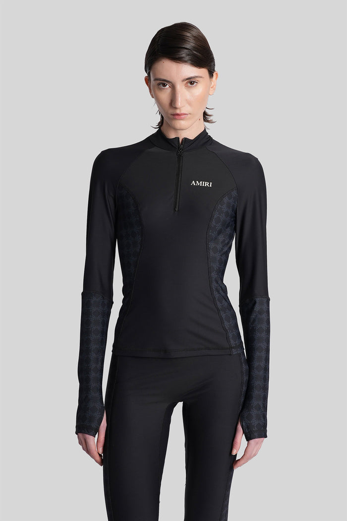 Topwear Black Polyamide Abbigliamento