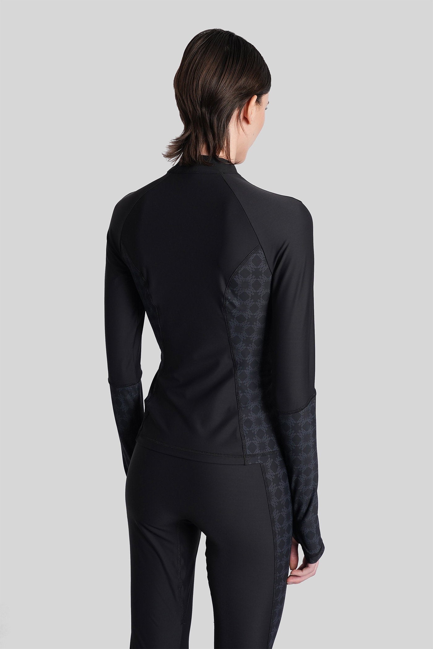 Topwear Black Polyamide Abbigliamento