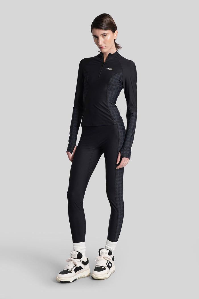 Leggings Black Polyamide Abbigliamento