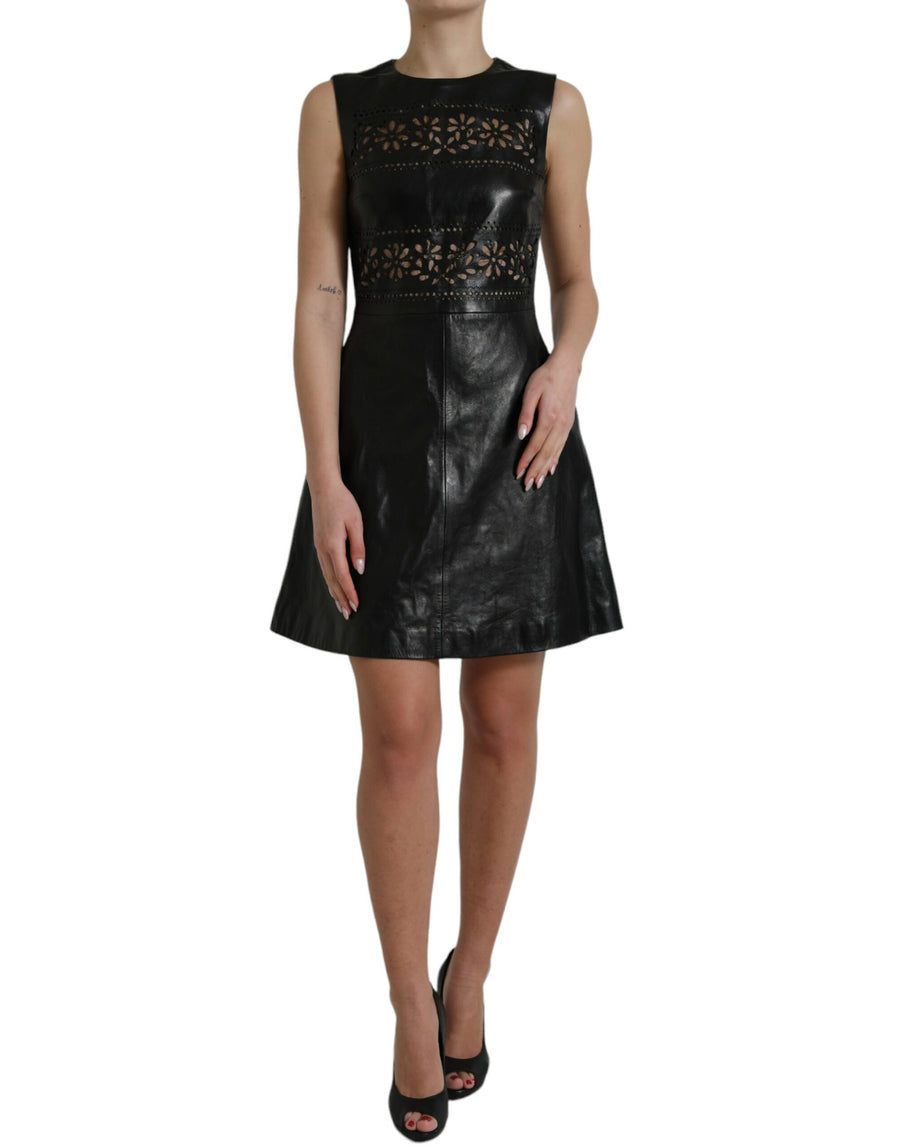 Valentino 100% Nylon dress in black