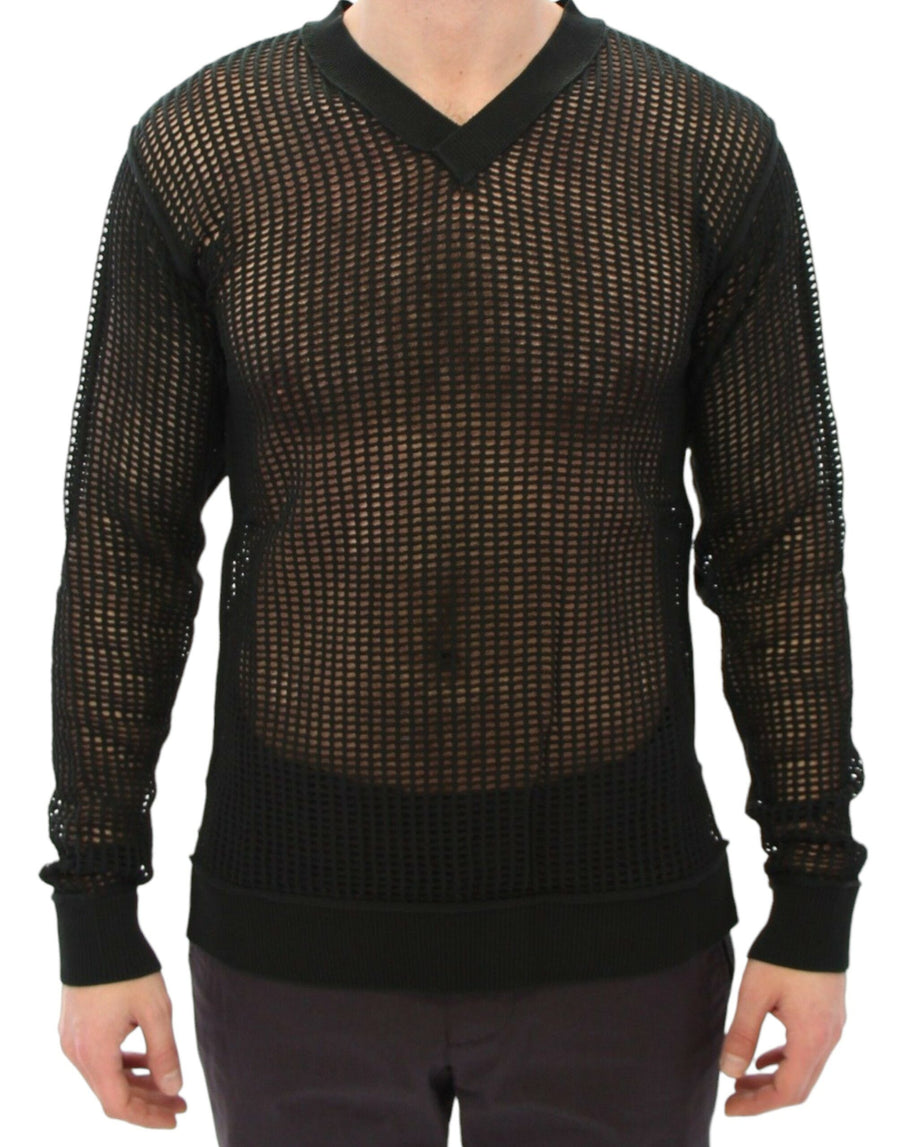 Dolce & Gabbana 100% Cotton sweater in black