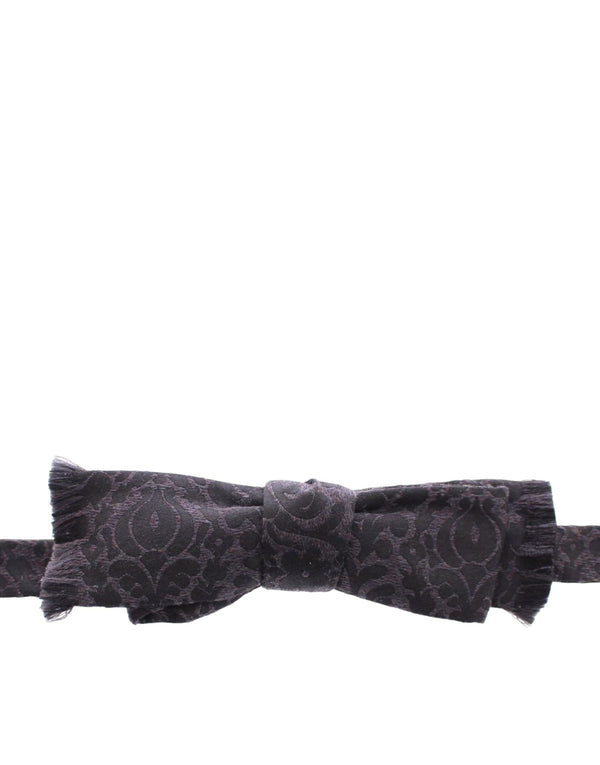 Dolce & Gabbana 60% Silk bow tie in black