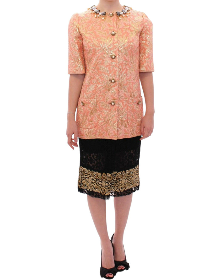 Dolce & Gabbana 64% Silk jacket in pink