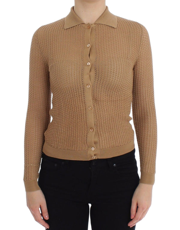 Dolce & Gabbana 100% Cotton cardigan in beige