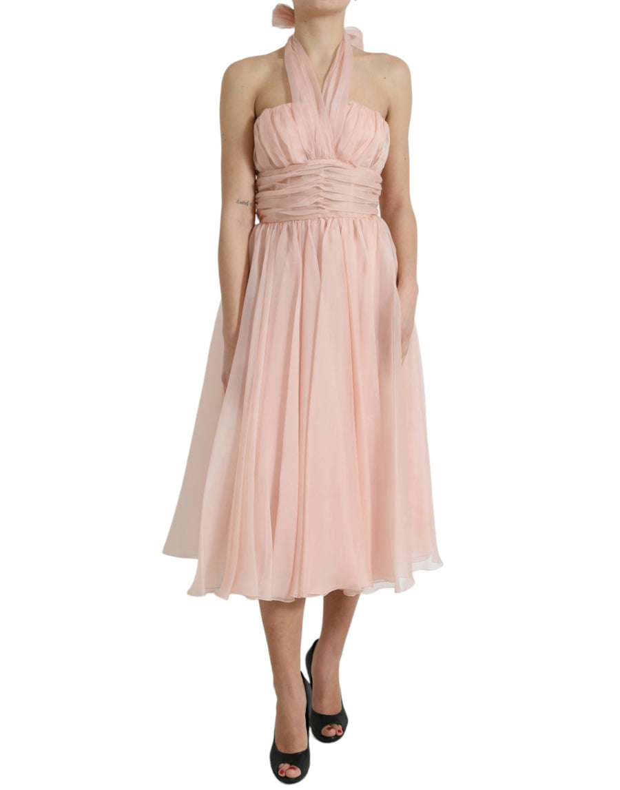 Dolce & Gabbana 100% Silk dress in pink