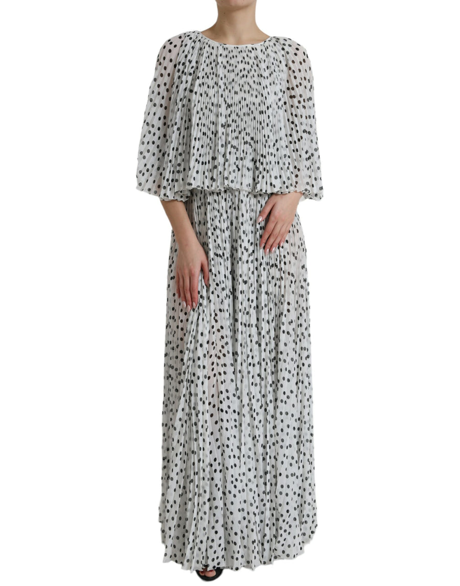 Dolce & Gabbana 100% Polyester; lining: 81% Silk dress in white