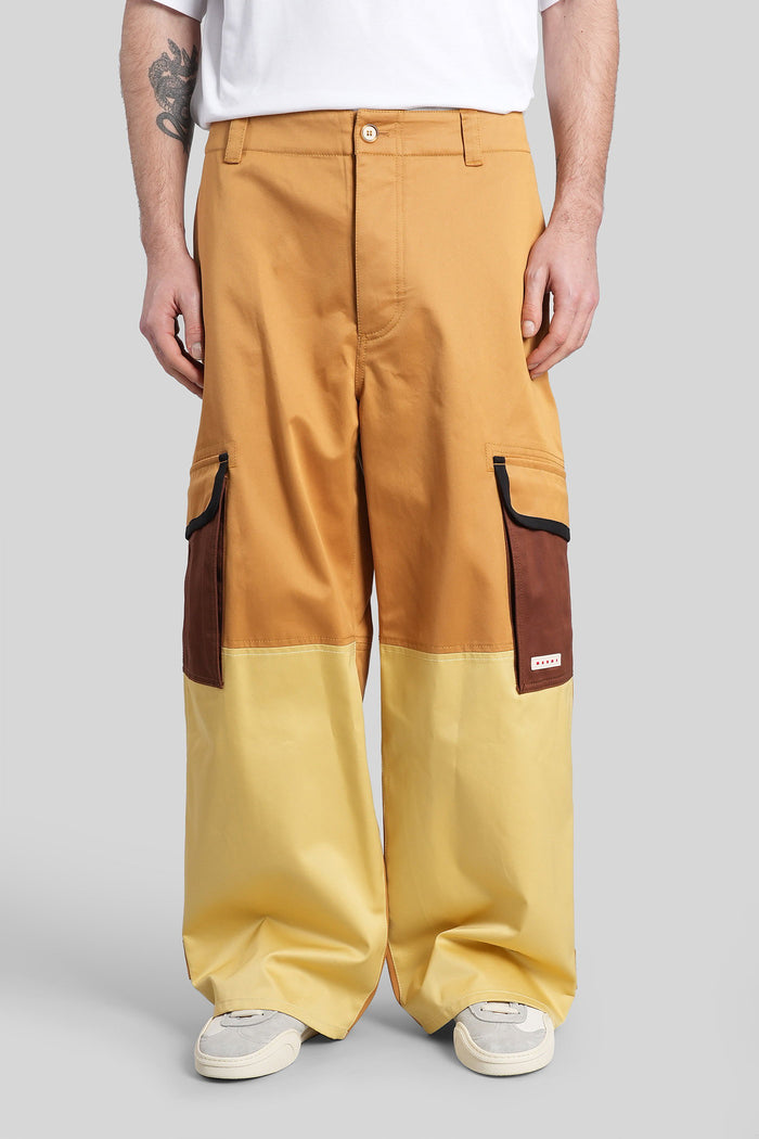 Pants Camel Cotton Abbigliamento
