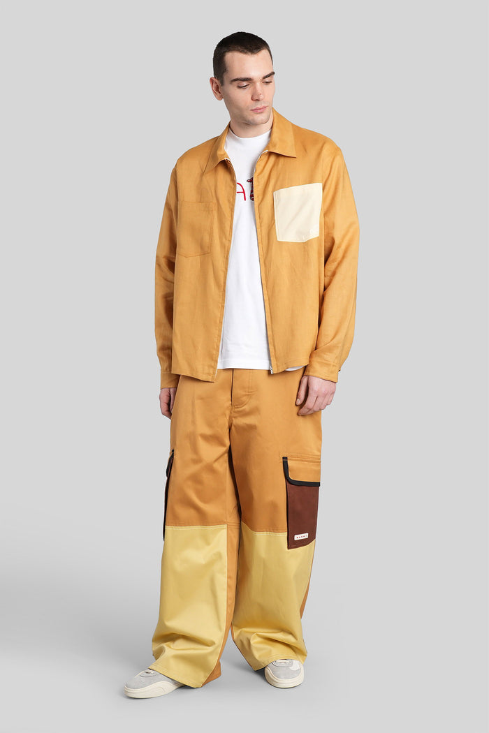 Pants Camel Cotton Abbigliamento