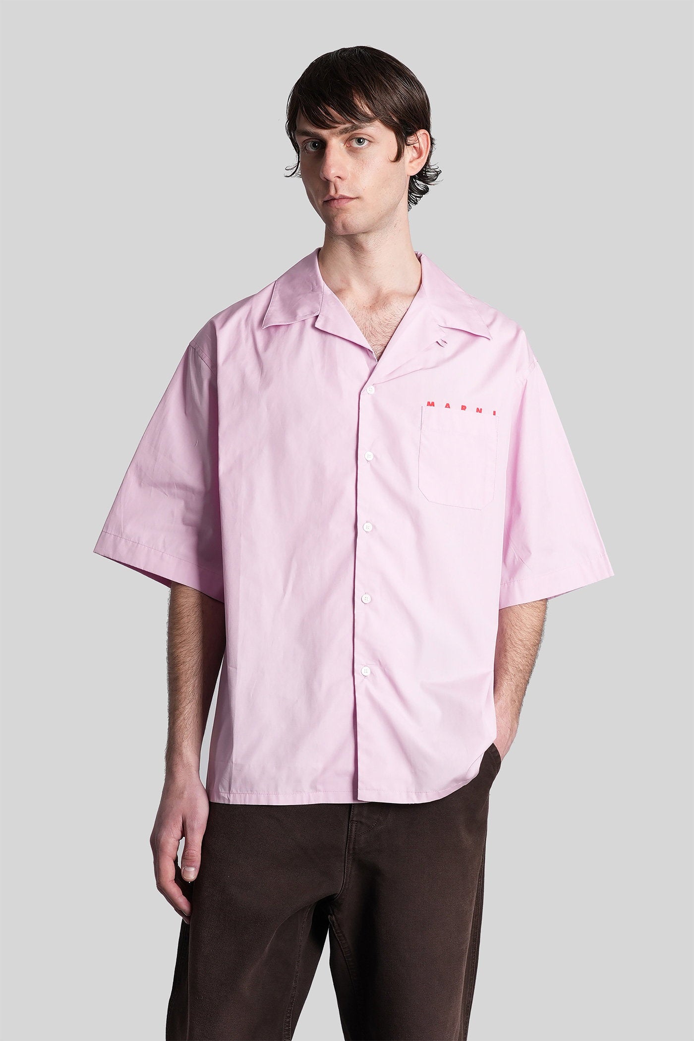 Shirt Rose-Pink Cotton Abbigliamento
