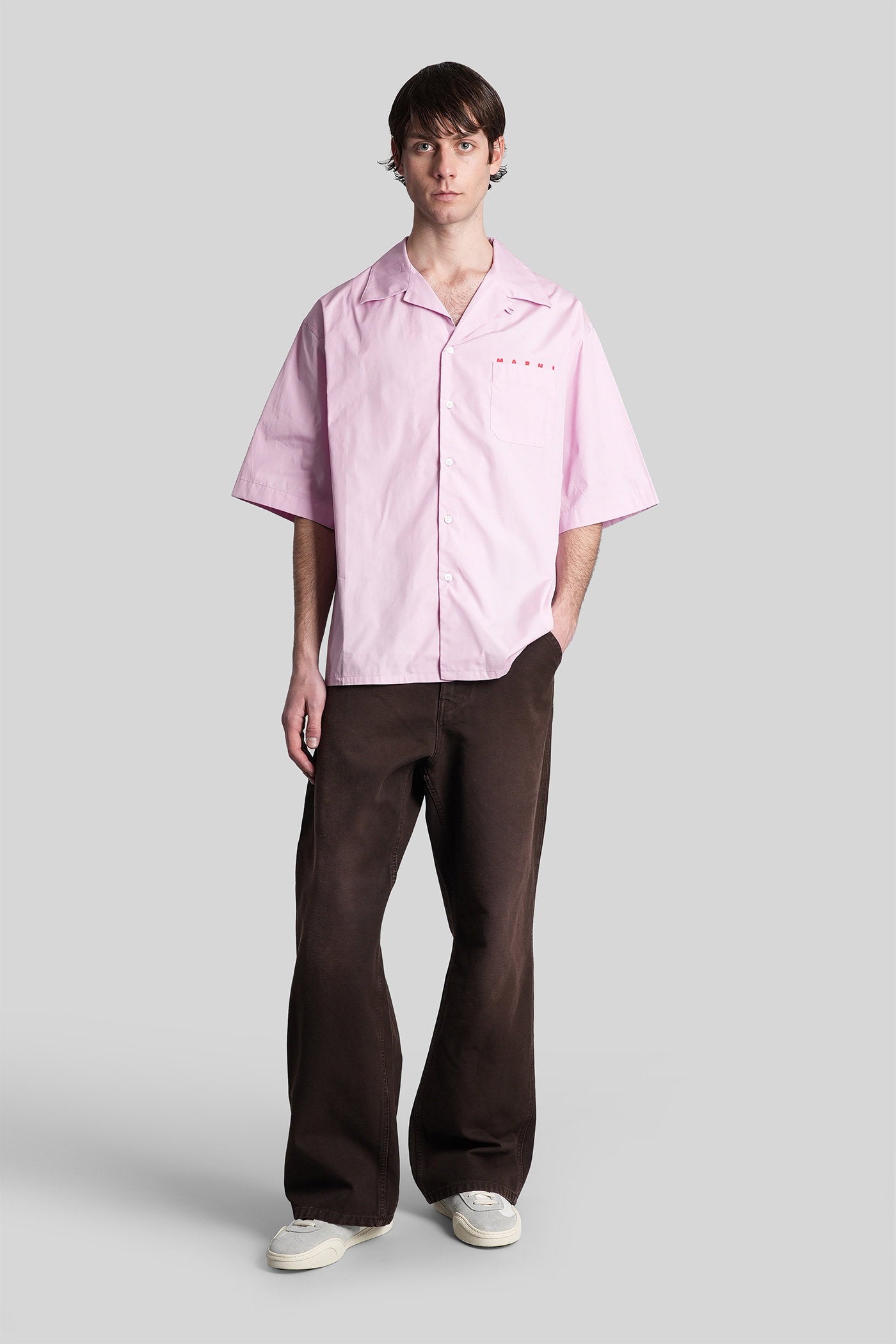 Shirt Rose-Pink Cotton Abbigliamento