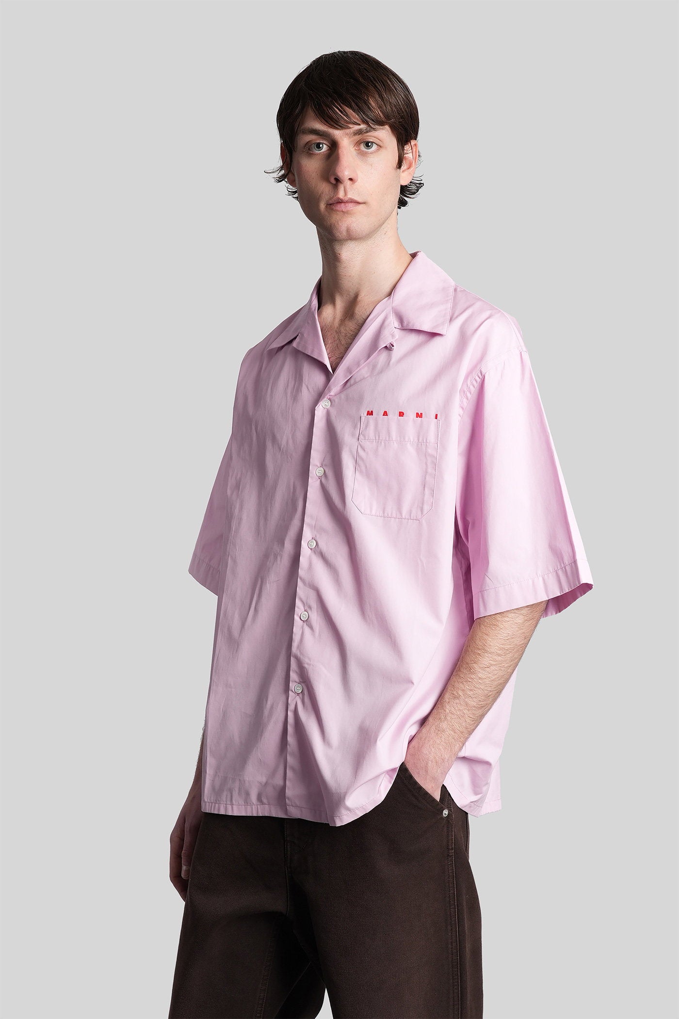 Shirt Rose-Pink Cotton Abbigliamento