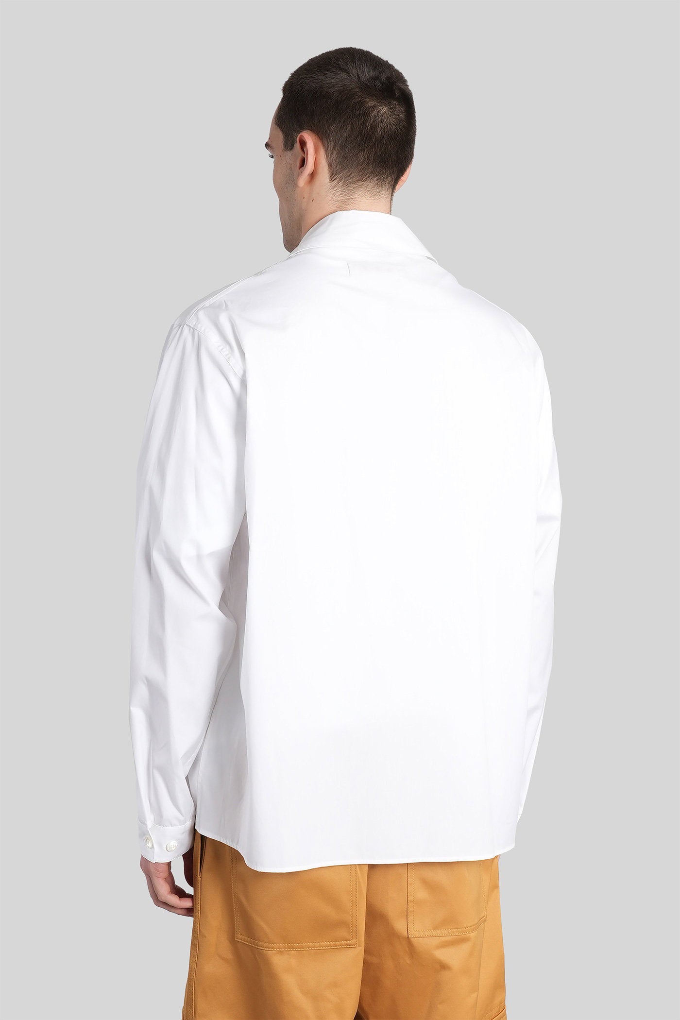 Shirt White Cotton Abbigliamento