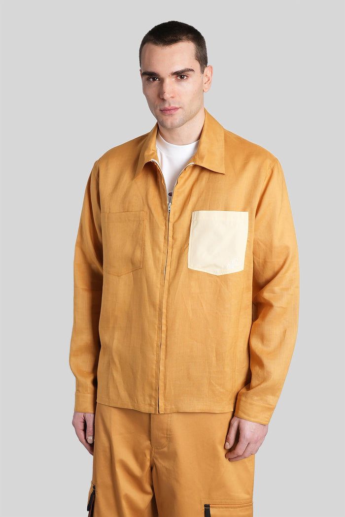 Shirt Camel Ramie Abbigliamento