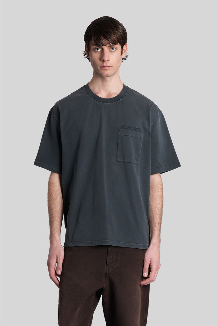 T-Shirt Black Cotton Abbigliamento