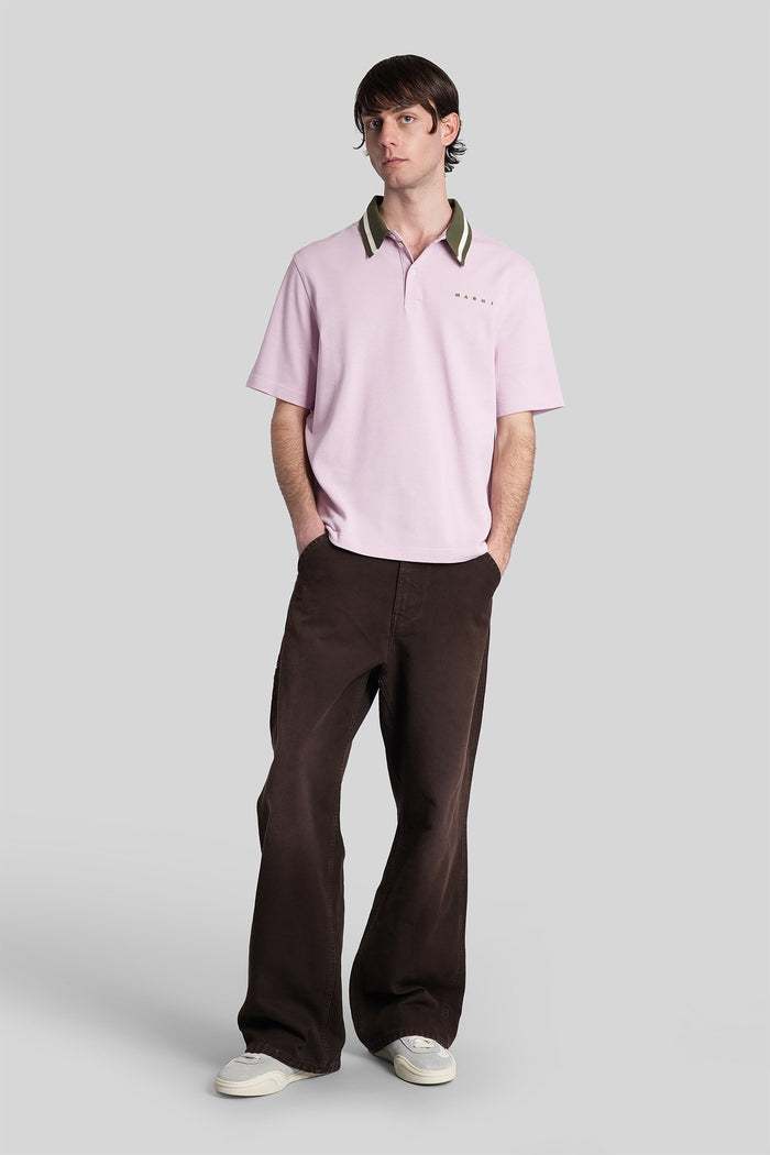 Polo Rose-Pink Cotton Abbigliamento