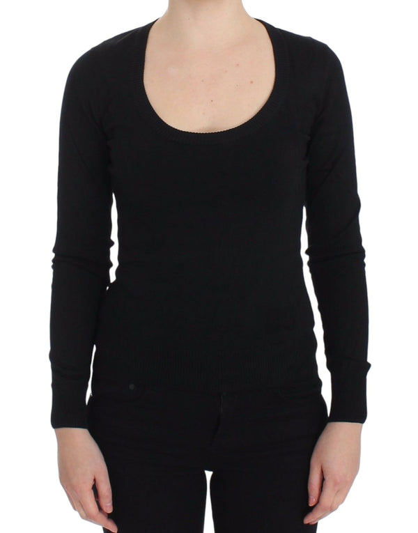 Dolce & Gabbana 70% Viscose sweater in black