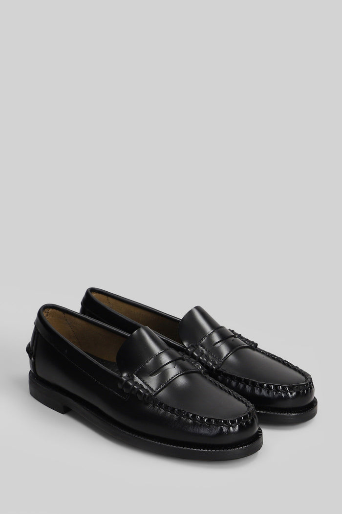 Classic Dan Loafers Black Leather Scarpe