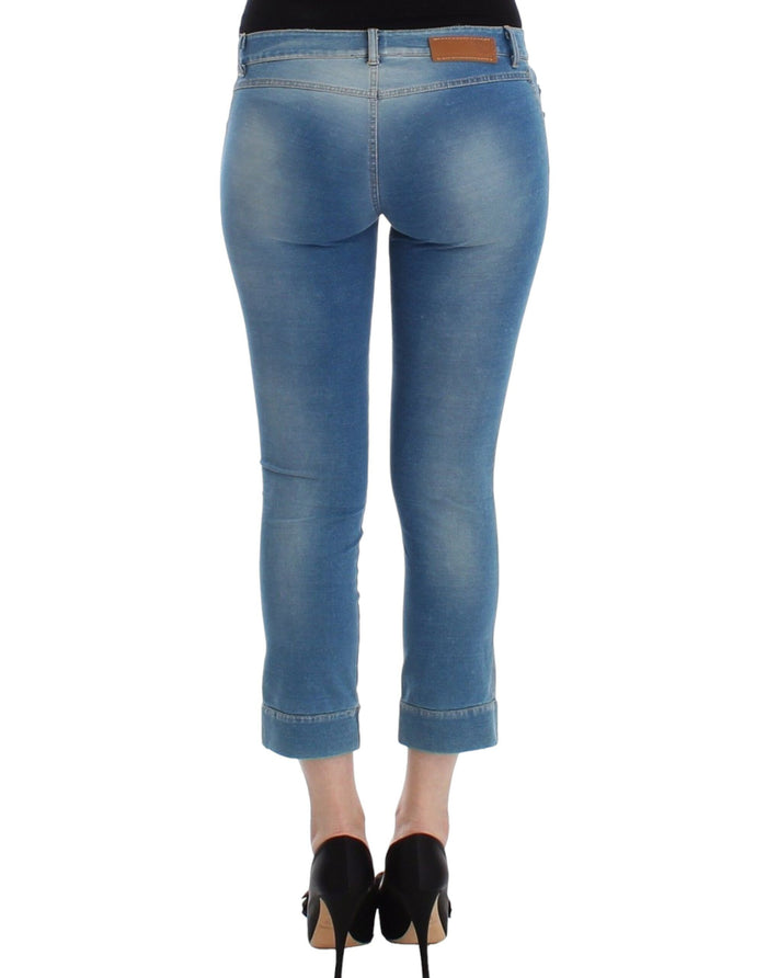 Ermanno Scervino 65% cotton jeans in blue — view 2
