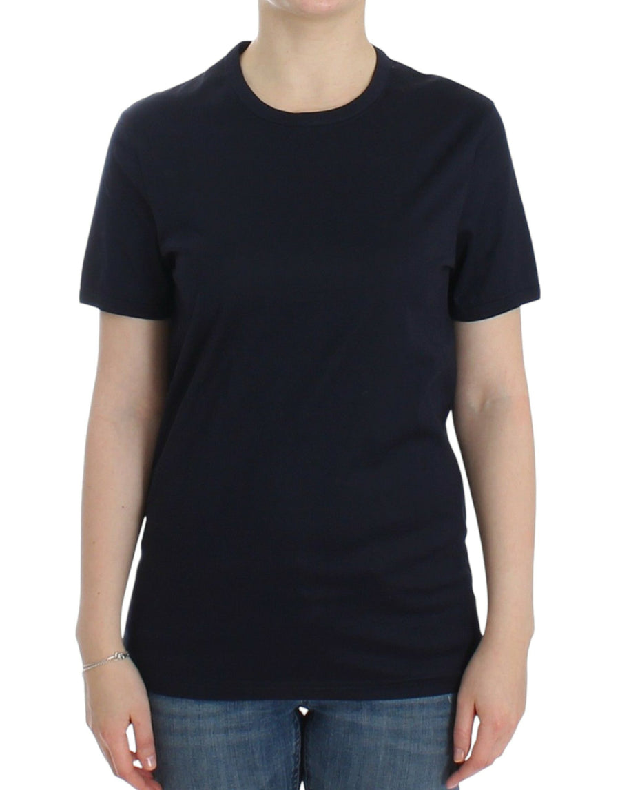 Ermanno Scervino 100% Cotton t-shirt in navy
