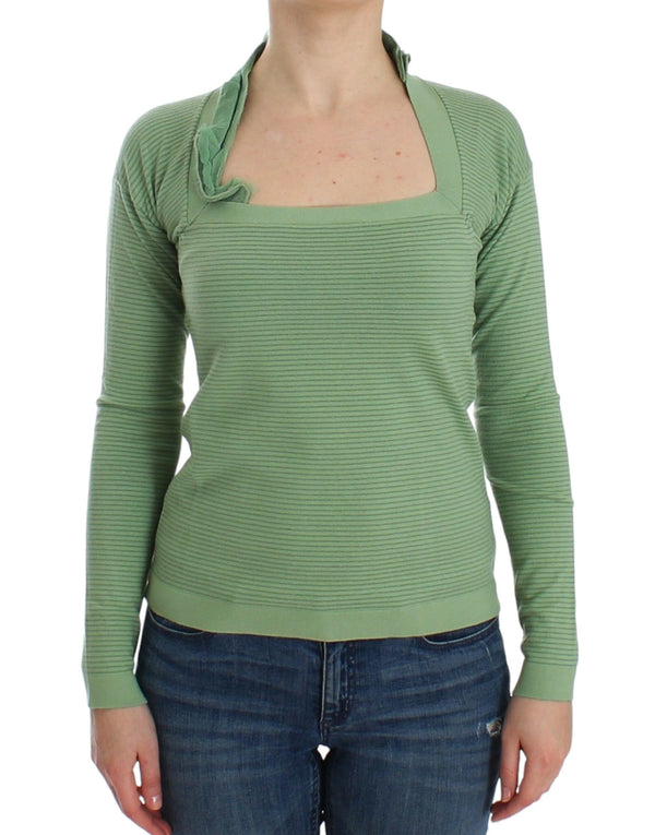 Ermanno Scervino 38% Nylon sweater in green