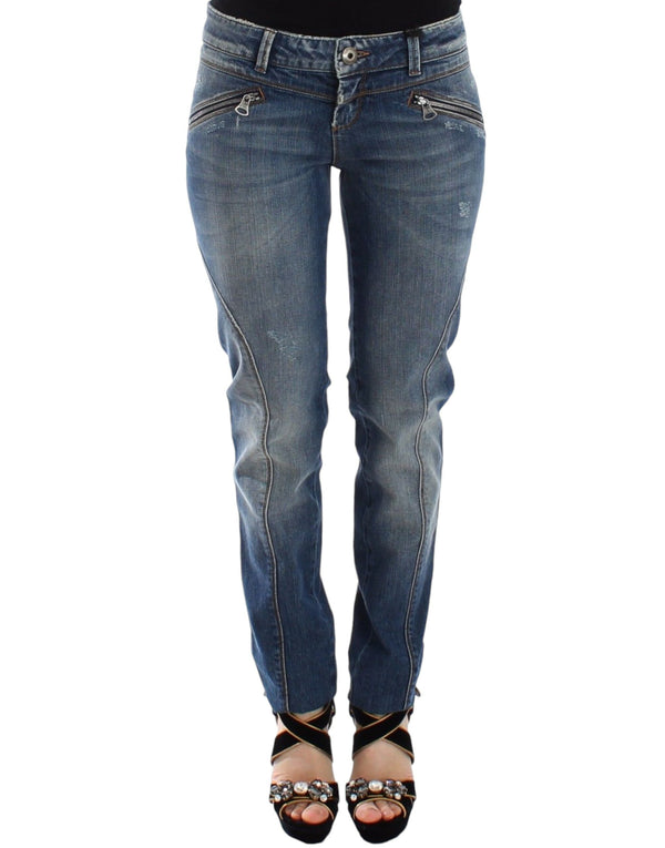 Ermanno Scervino 98% cotton jeans in blue