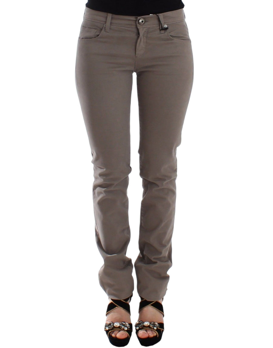 Ermanno Scervino 97% cotton jeans in beige