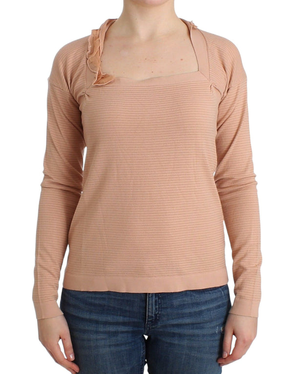 Ermanno Scervino 38% Nylon sweater in orange
