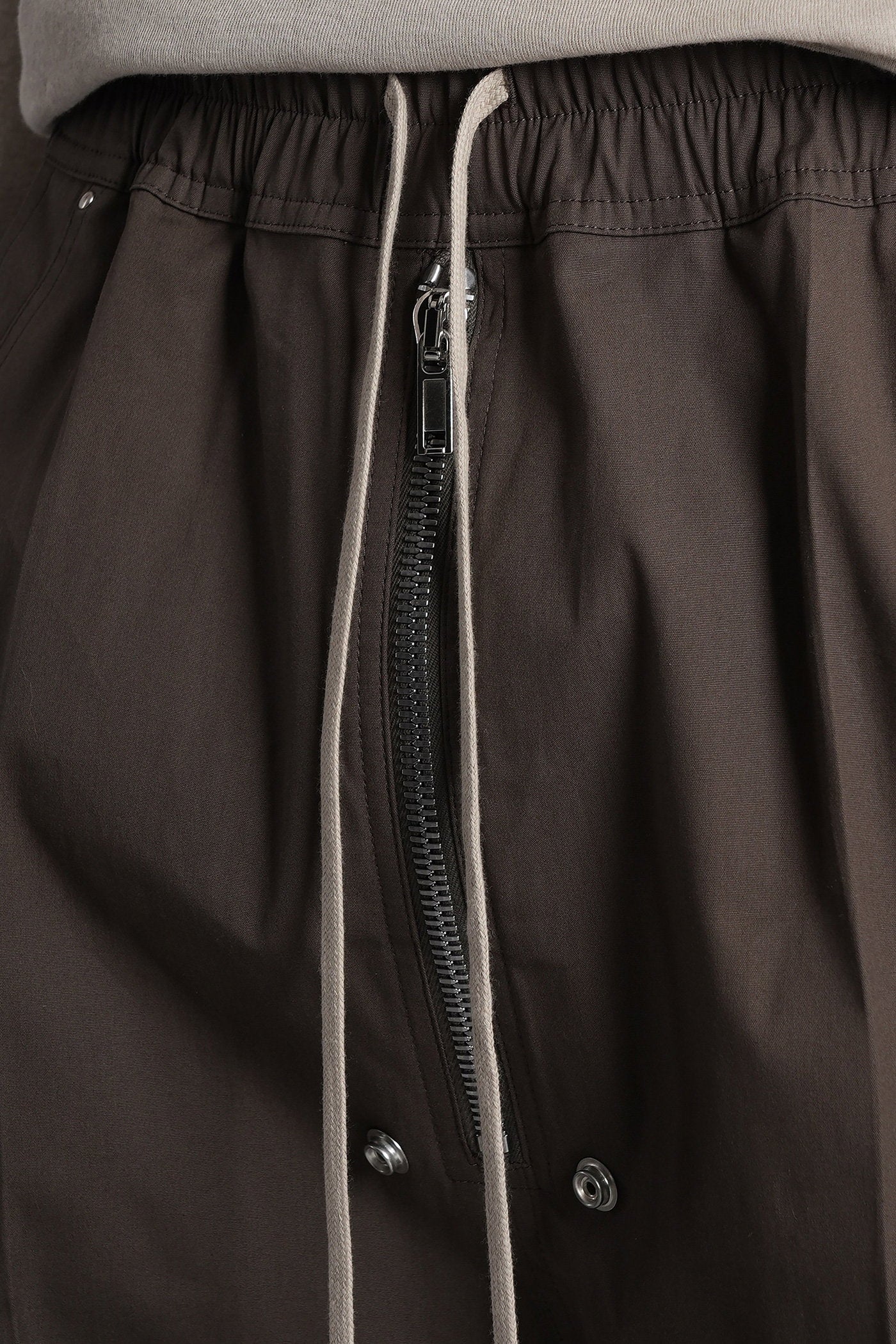 Bela Pants Grey Cotton Abbigliamento
