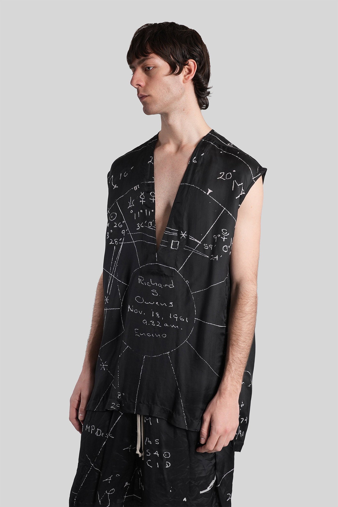 Cropped Flightsuit Tank Top Black Viscose Abbigliamento