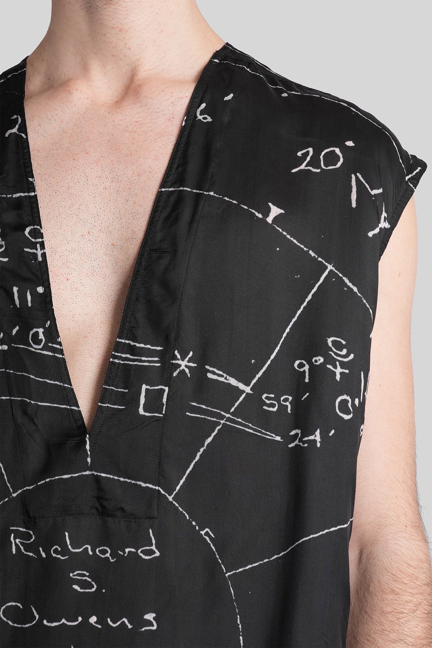 Cropped Flightsuit Tank Top Black Viscose Abbigliamento