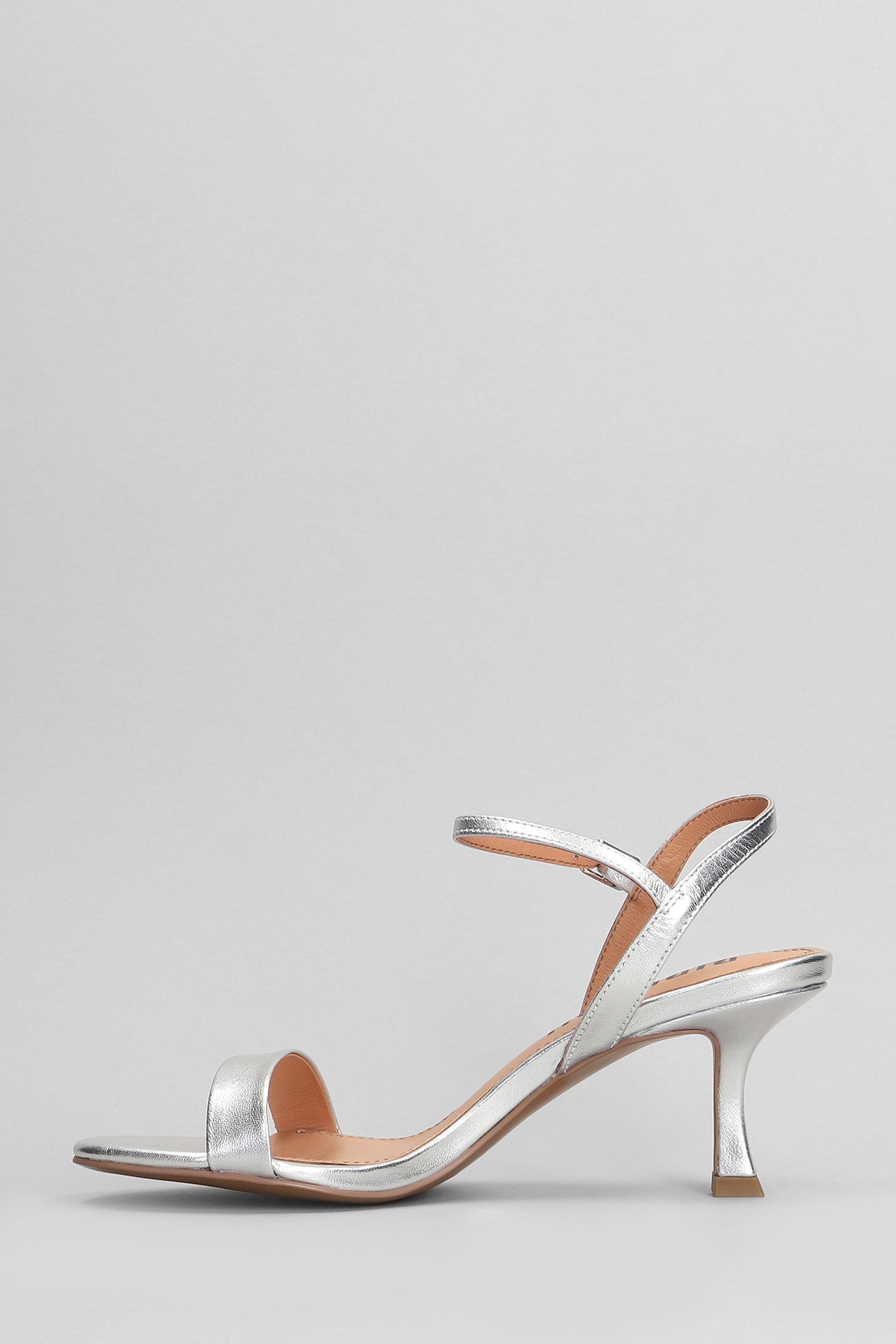 Lotus 70 Sandals Silver Leather Scarpe