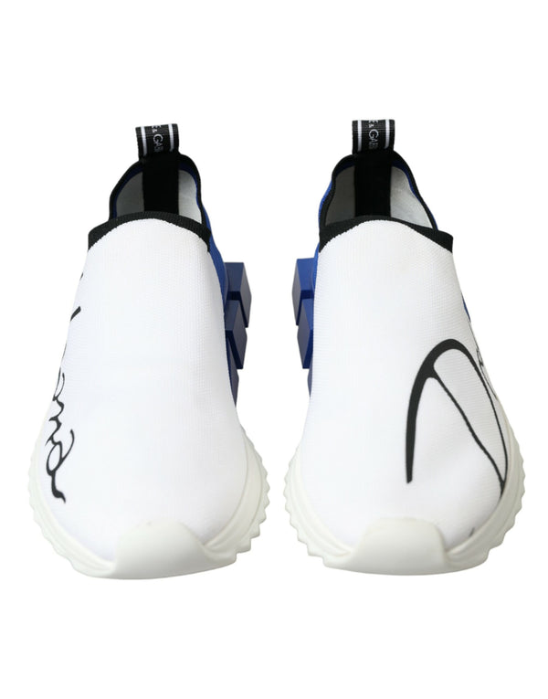 Dolce & Gabbana 90% Polyester 10% Viscose sneaker in white